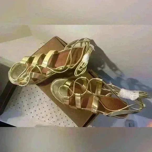 Asos Design Flatform Gladiator Sandals - Picture 5 of 9